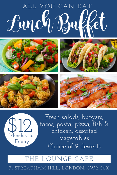 Restaurant Flyer Template Postermywall