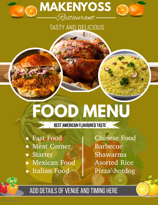 restaurant flyers Template | PosterMyWall