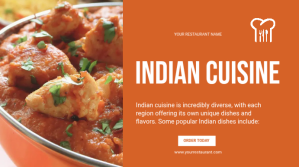 Rouge Indian Cuisine Præsentation Template