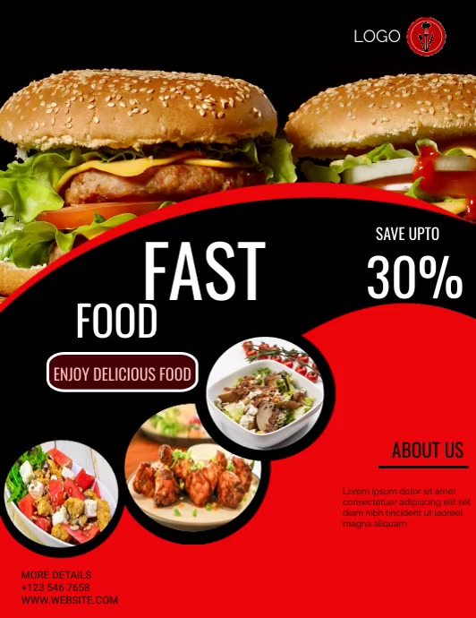 RESTAURANT FLYERS TEMPLATE | PosterMyWall