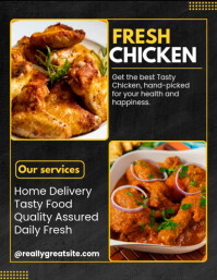 Restaurant Food Menu  Flyer (us Letter) template