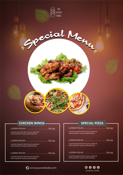 Menu Poster Template - astra.edu.pl