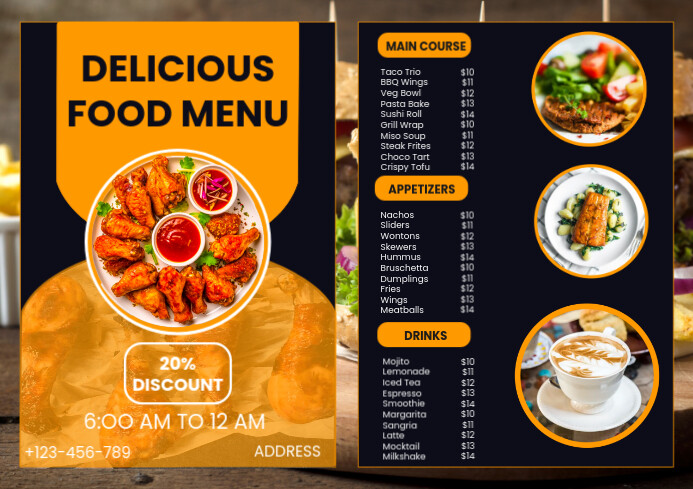 Copy of Restaurant food menu special sale | PosterMyWall