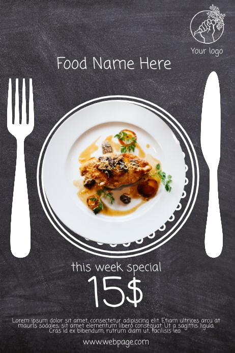 Restaurant Food Sale Free flyer template | PosterMyWall