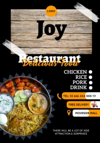 Restaurant Food1 A2 template