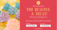 Restaurant Gift Voucher Facebook Shared Image template