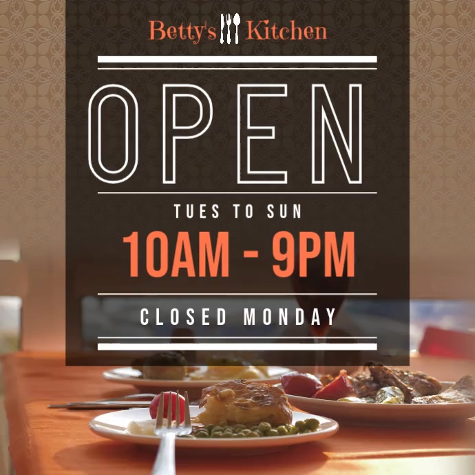 Plantilla De Video Del Horario De Atenci n Del Restaurante PosterMyWall plantilla-de-video-del-horario-de-atenci-n-del-restaurante-postermywall