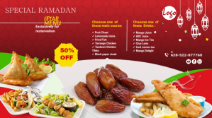 Restaurant Iftar Offer Twitter 帖子 template