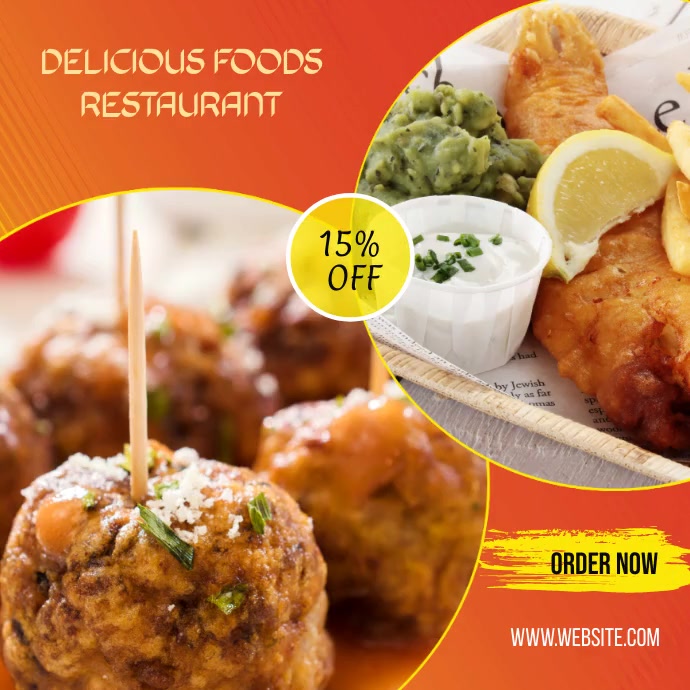 Restaurant Instagram Post Template | PosterMyWall