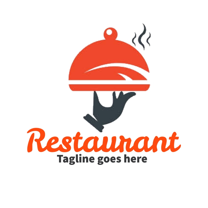 Restaurant logo, hotel logo template
