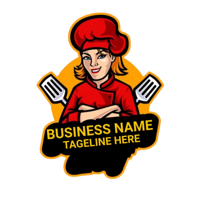 restaurant  logo Logótipo template