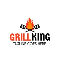 Restaurant logo Logótipo template