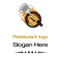 Restaurant logo template