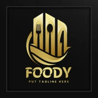 Restaurant Logo Template Logotipo