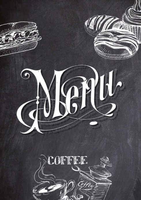 Restaurant Menu Cover Page Flyer Template | PosterMyWall