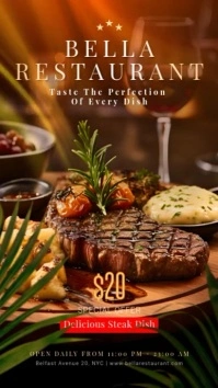 Restaurant Menu Deal Instagram template