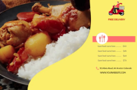 restaurant menu design Tatak template