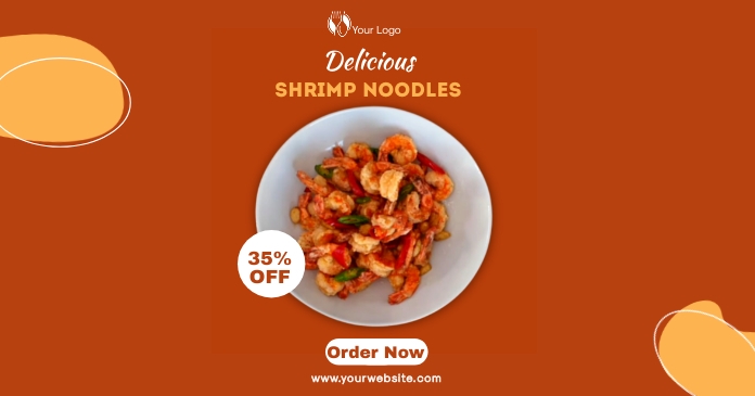 Restaurant Menu Facebook Template | PosterMyWall