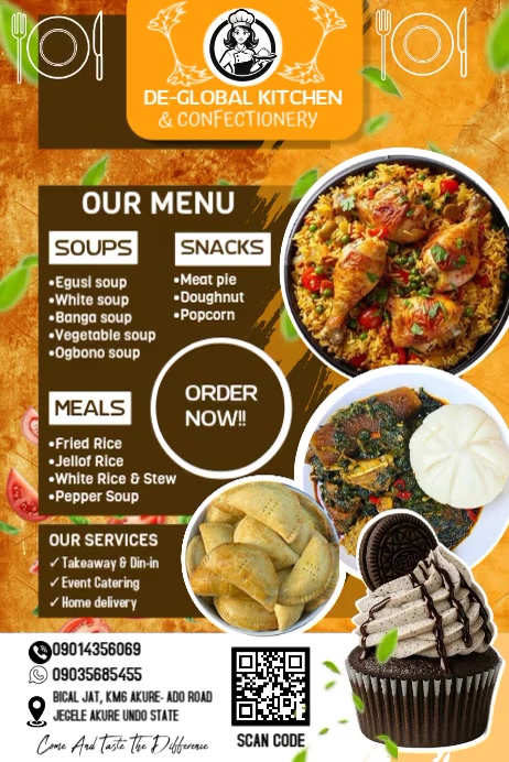 Restaurant menu flyer Template | PosterMyWall