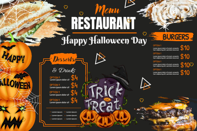Restaurant Menu Offer Template | PosterMyWall