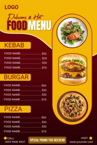 restaurant menus Poster template