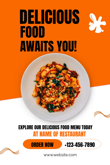 restaurant poster Template | PosterMyWall