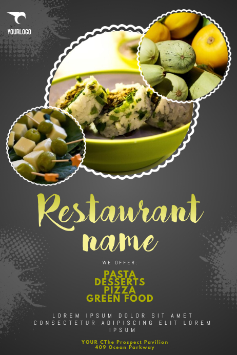 Restaurant Flyer Template Postermywall