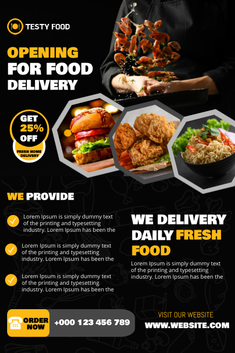 Restaurant Poster Template | PosterMyWall