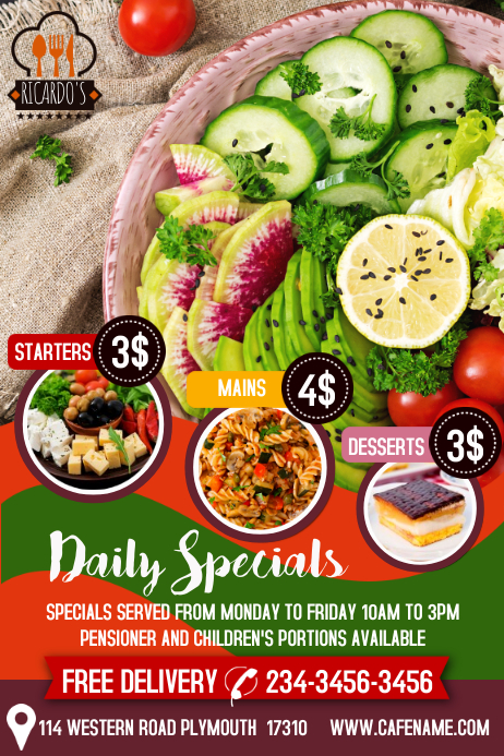 Restaurant Promo Flyer Template Postermywall