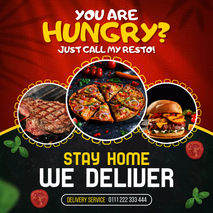 Copy of Restaurant Promo Template For Social Media | PosterMyWall