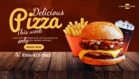 Restaurant Promotion Blog Header Design template