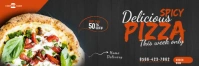 Restaurant Promotion Email Header Design E-poskop template