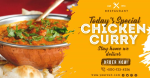 Restaurant Promotion Facebook Post Template