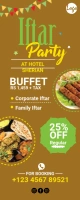 Restaurant Roll Up Banner template