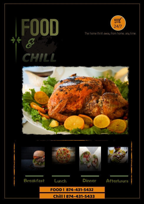 Restaurant template (1) | PosterMyWall