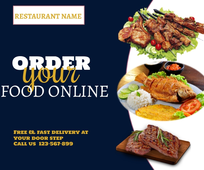 Restaurant template Medium Rectangle