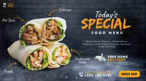 Restaurant Twitter Post Template