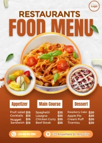 Restaurants Template A6
