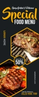 Resto Food Menu Rollup template