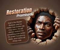 Restoration Large Rectangle template