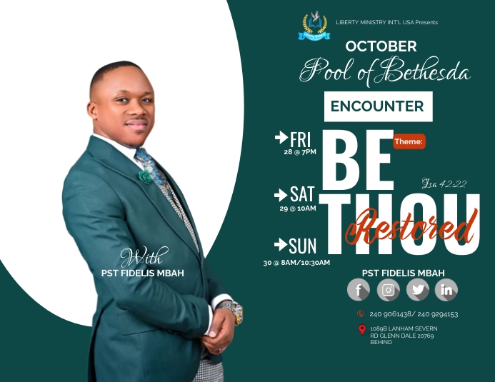 restoration flyer template