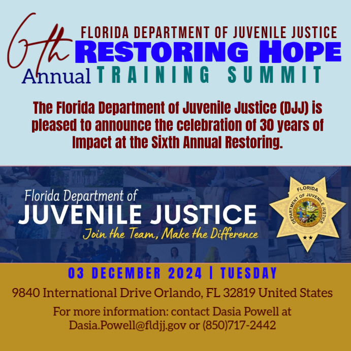 Restoring Hope Training Summit Instagram Post Template | PosterMyWall