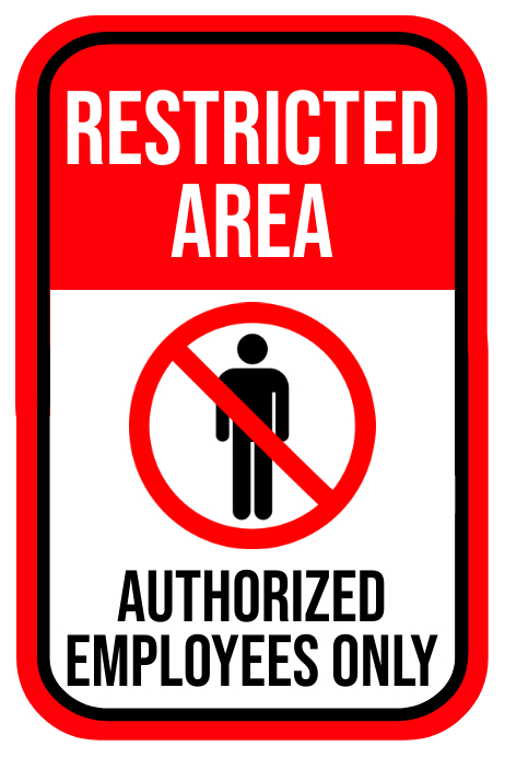 Restriction Sign