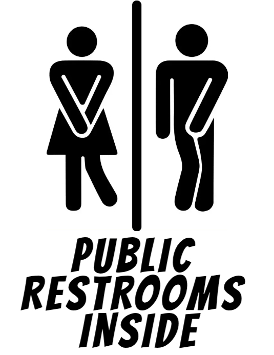 Bcf Restoom Sign Copy of restroom sign | PosterMyWall