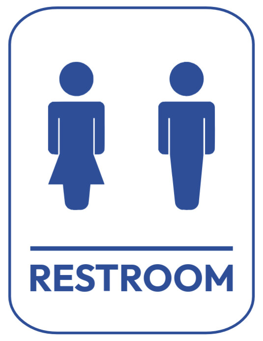 Copy of Restroom signage | PosterMyWall