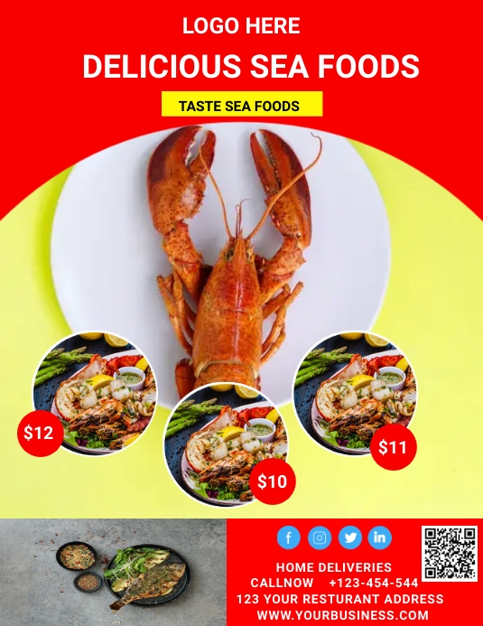 RESTURANT (6) Template | PosterMyWall