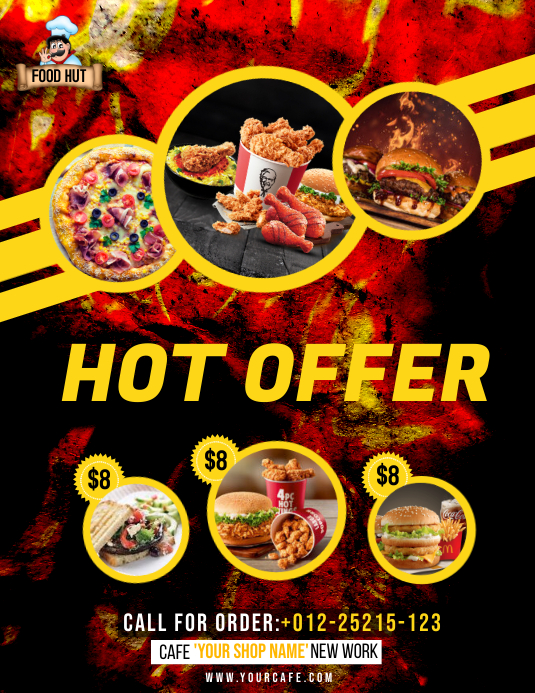 resturent flyer template