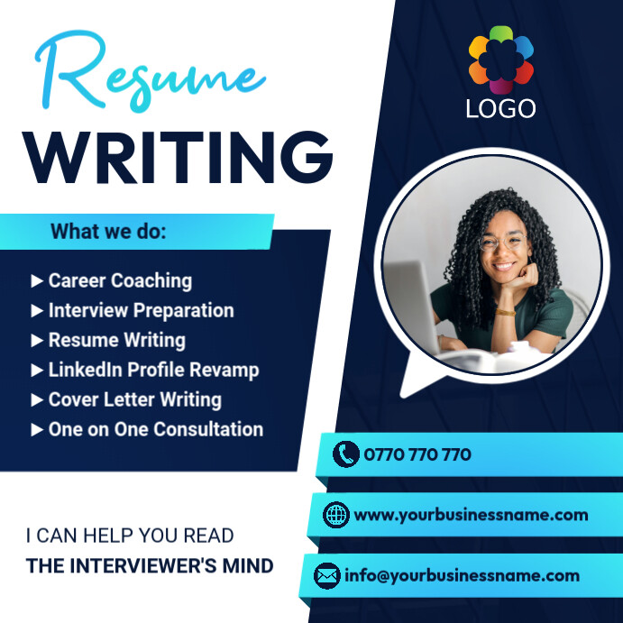 Model Cv Writing Service resume and cv writing services Template | PosterMyWall