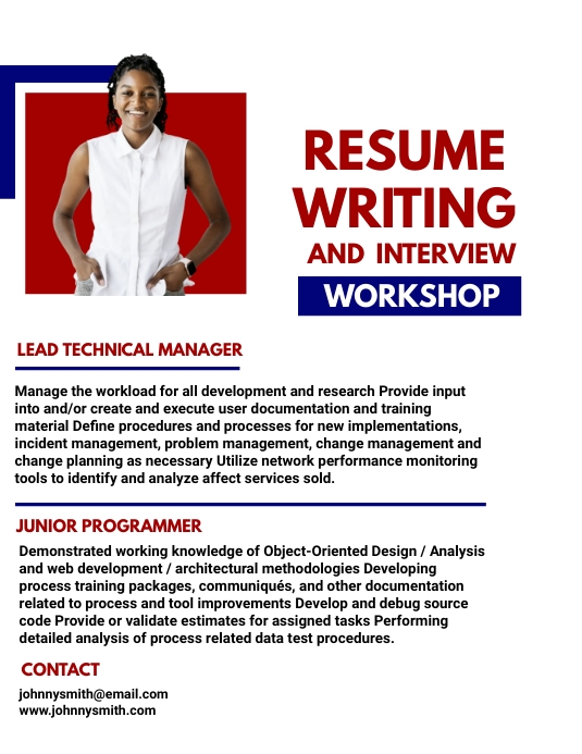Sample Interview Guide Flyer Resume and Interview Flyers Template | PosterMyWall