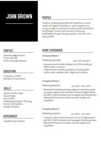 Modern Project Manager Resume Template Postermywall